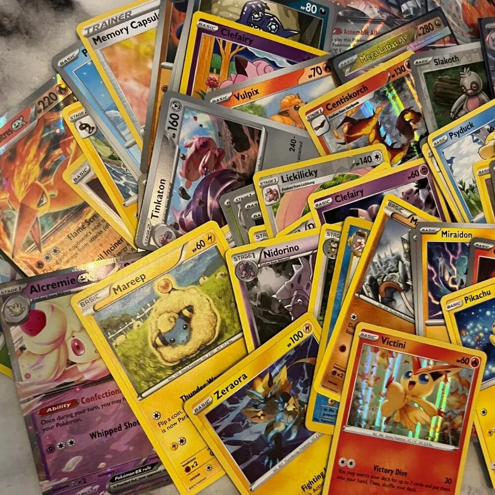 EX/full art Pokémon Card Curated Lot | EX or full art Guaranteed + Rares & Holos